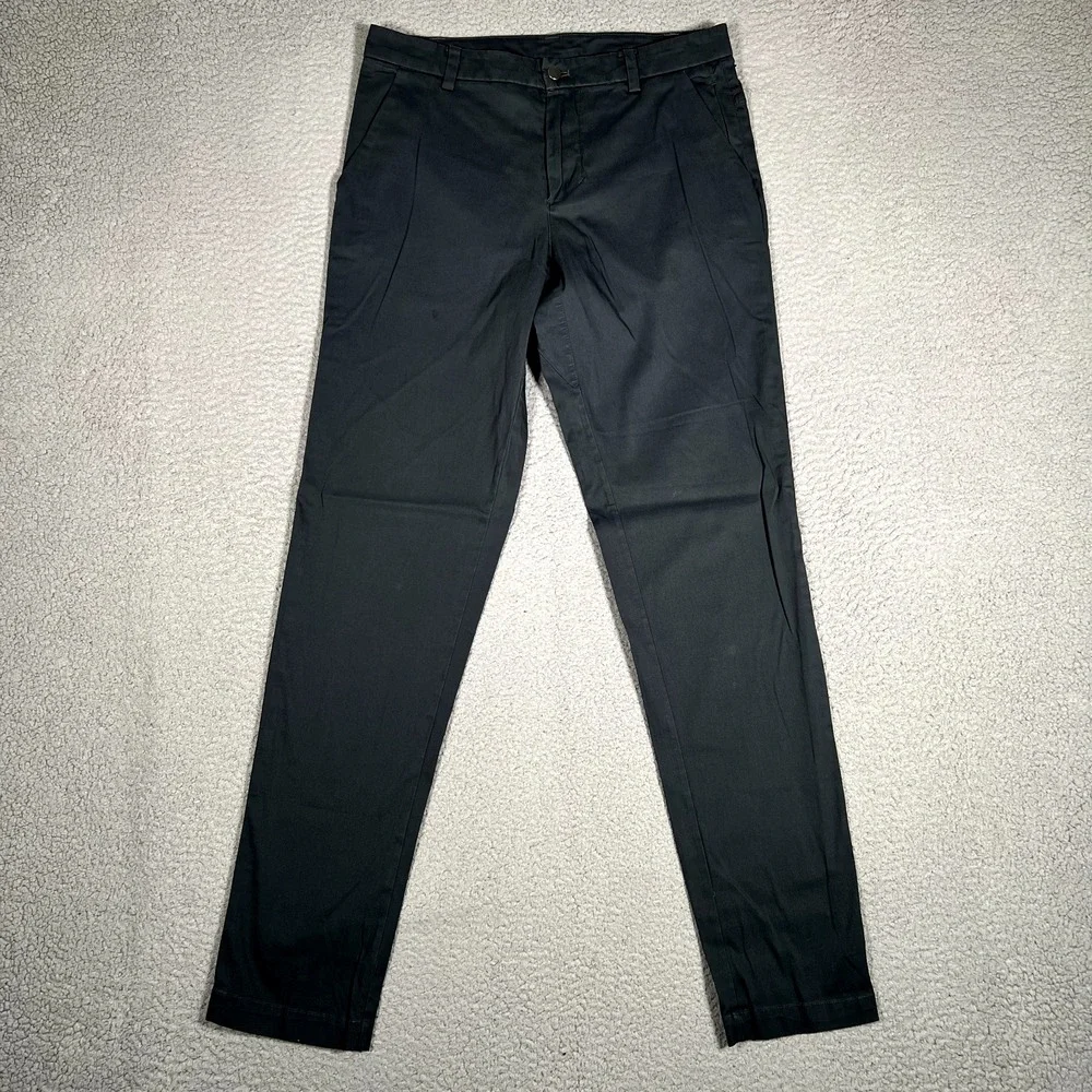 Lululemon Pants Mens 32x33 Blue Commission Swift Cotton Stretch Smart Casual‎